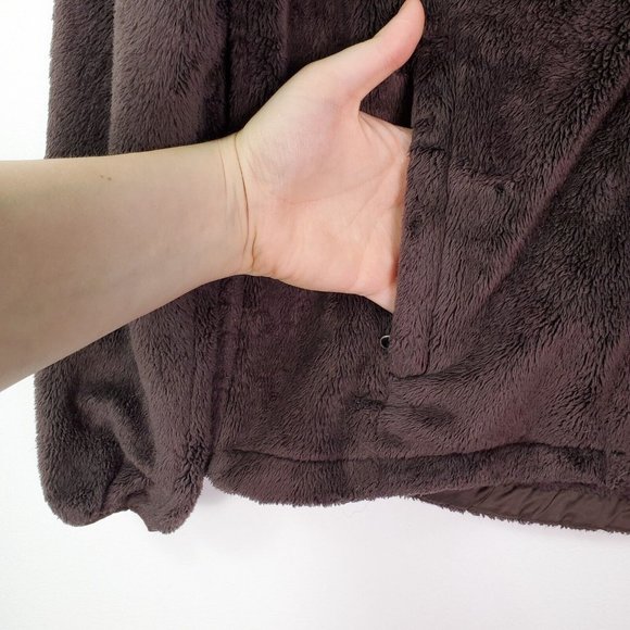 The North Face Jacket Womens Medium Brown Fleece Osito Plush Full Zip Outdoor - Picture 3 of 12